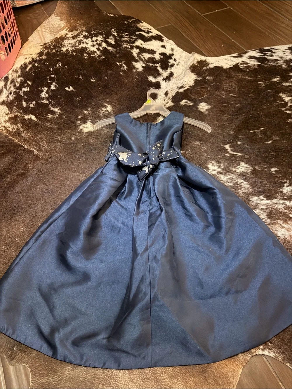 wonder nation Navy Star & Unicorn High-Low Party Dress